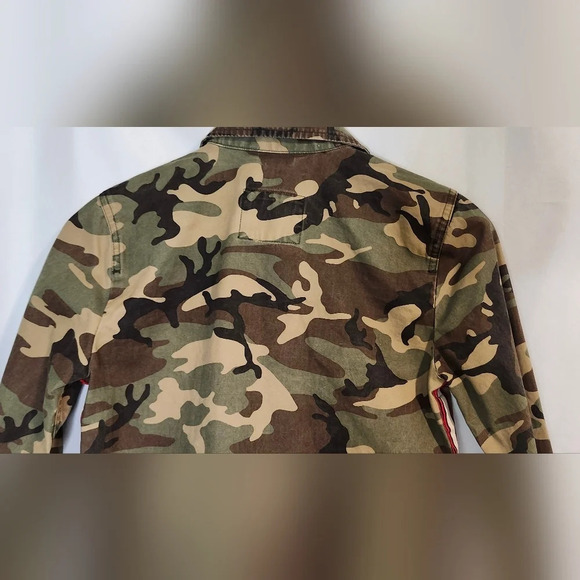 Abercrombie & Fitch Womens Camo Jacket Size XS Cropped Urban Gorpcore Streetwear - Picture 6 of 9